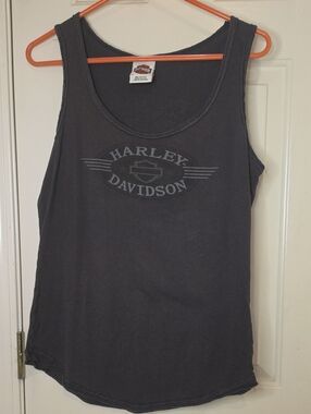 Harley-Davidson Charcoal Gray Logo Tank
